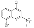 Molecular Structure of 655235-61-3 (8-BROMO-4-CHLORO-2-(TRIFLUOROMETHYL)QUINOLINE)